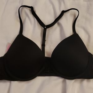 Black racerback 34b vs pink bra